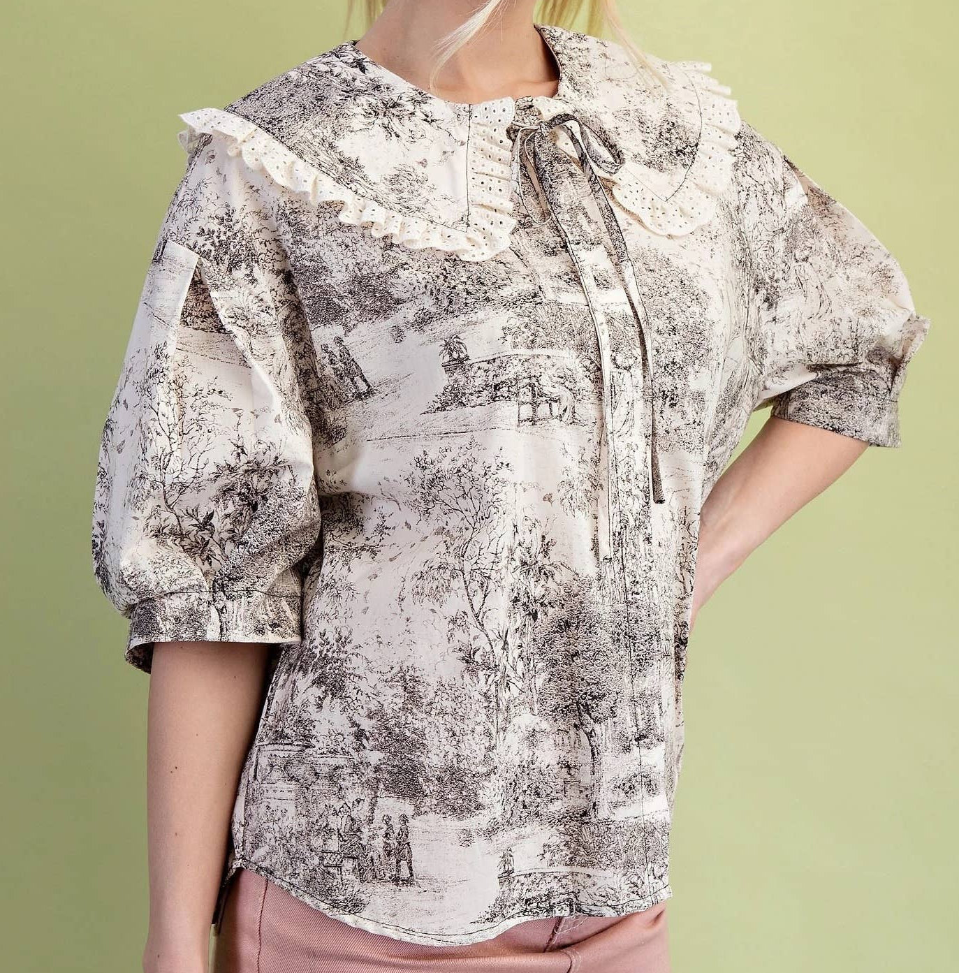 The Heirloom Toile Blouse