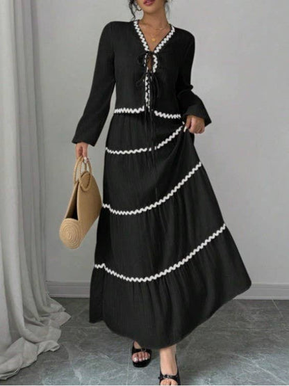 Timeless Grace Scalloped Skirt Set