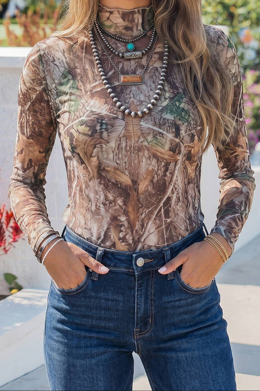 Wild Timber Mesh Top