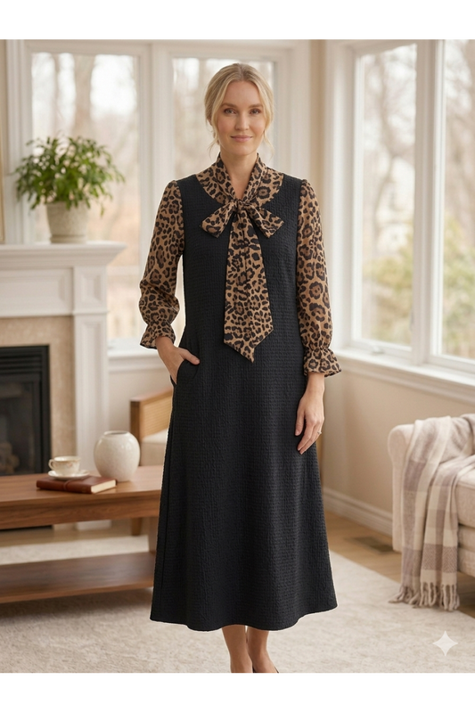 Sophie's Bow Midi Dress