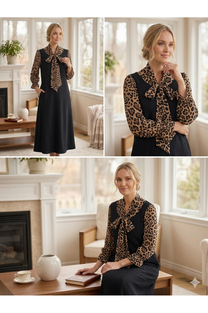 Sophie's Bow Midi Dress