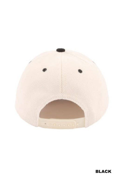 Expensive & Difficult Two-Tone Corduroy Cap | Ash Mocha