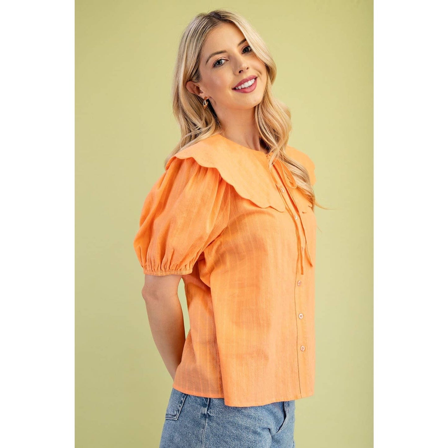 Sweet Magnolia Peter Pan Blouse