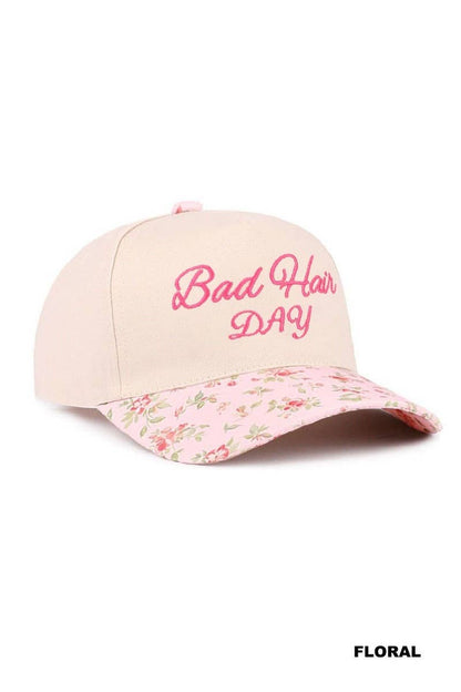 Bad Hair Day Two Tone Canvas Cotton Cap | Leopard