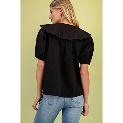 Sweet Magnolia Peter Pan Blouse