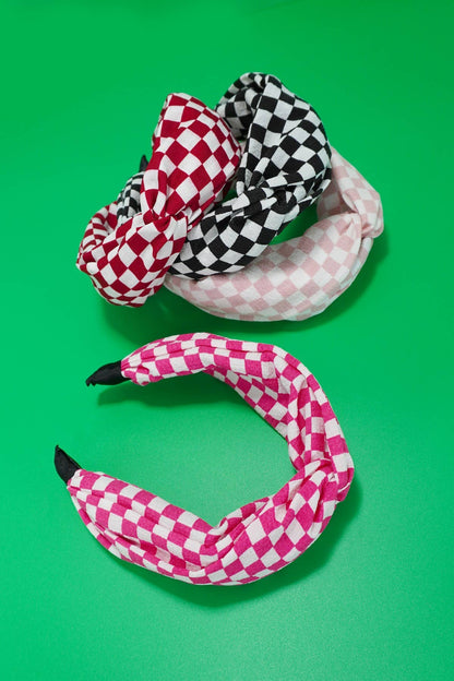Knotted Checker Headband