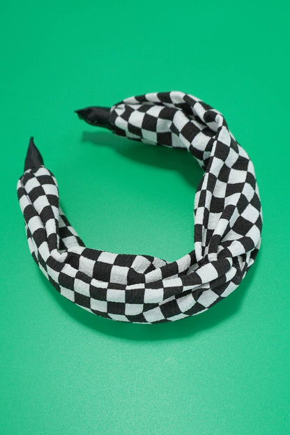 Knotted Checker Headband
