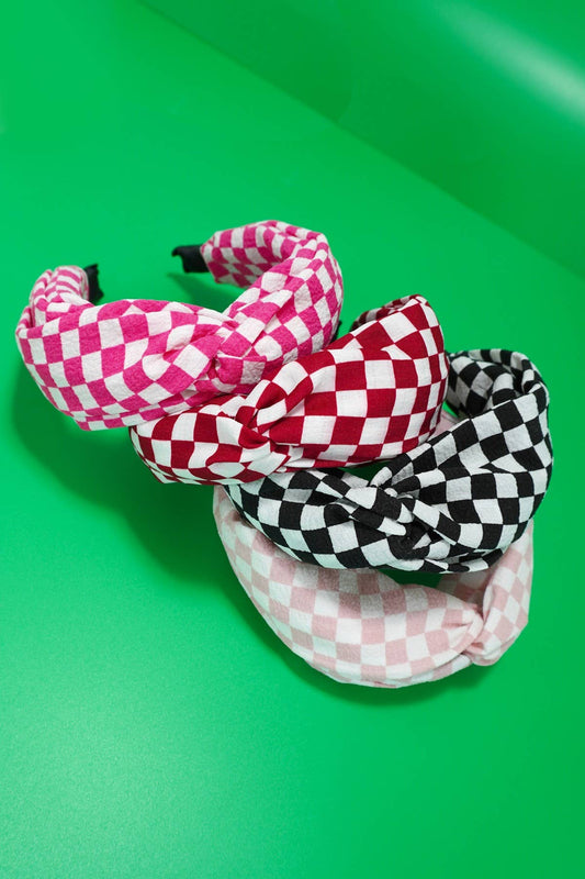 Knotted Checker Headband