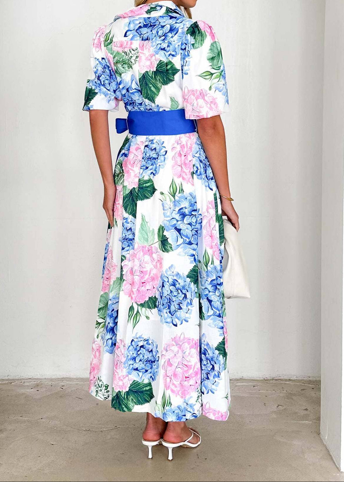 Hydrangea Floral Dress