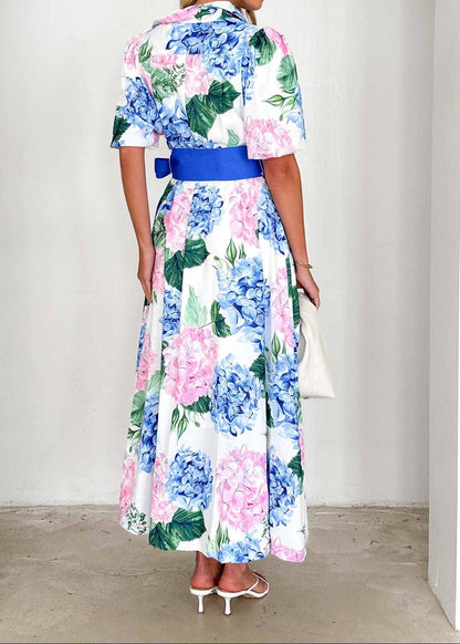 Hydrangea Floral Dress