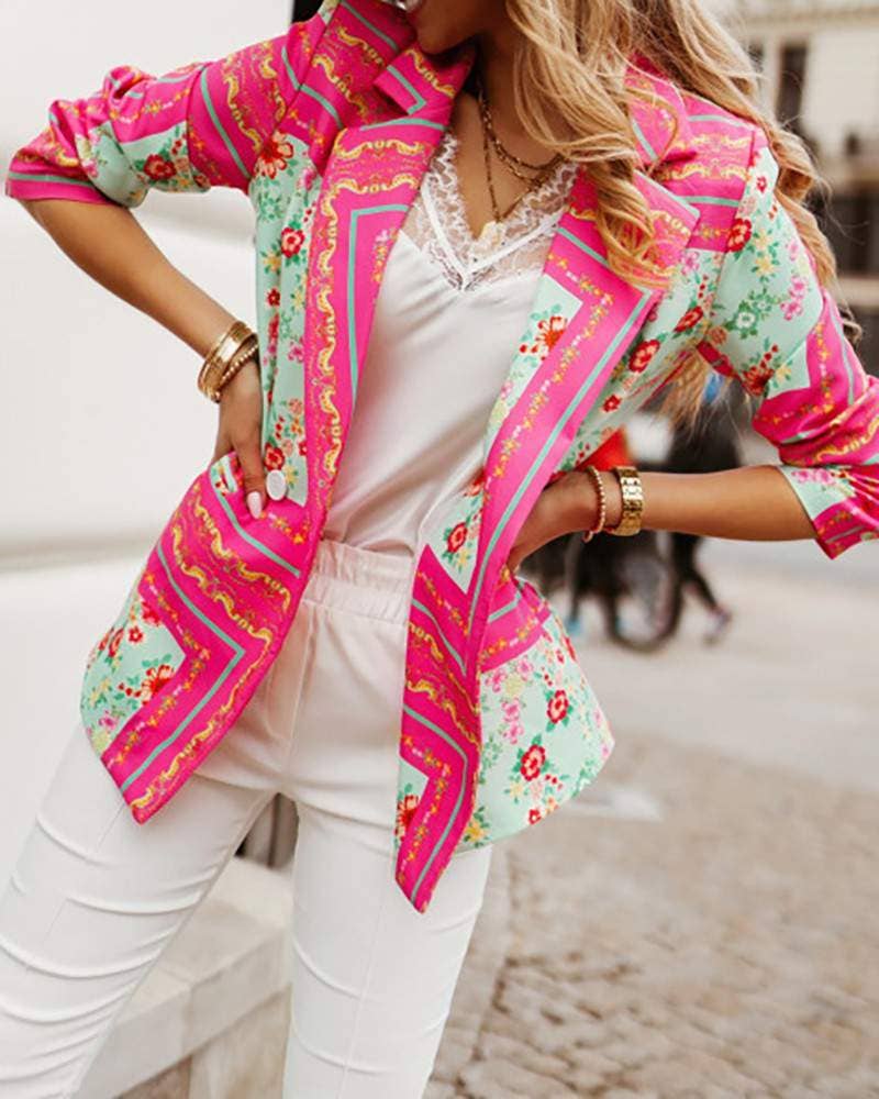Floral Baroque Statement Blazer