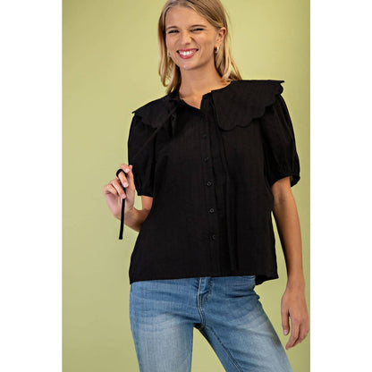 Sweet Magnolia Peter Pan Blouse