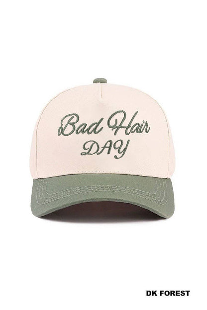 Bad Hair Day Two Tone Canvas Cotton Cap | Leopard
