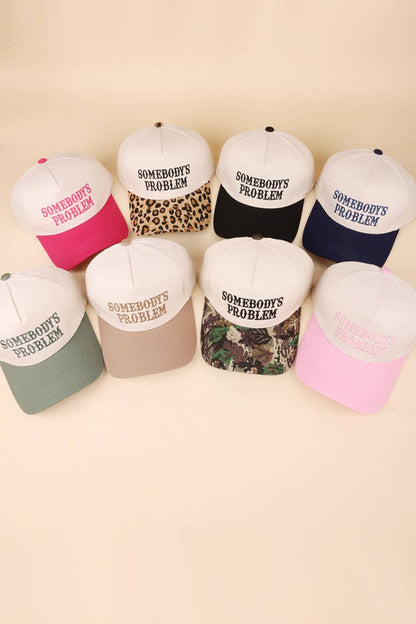 Somebody's Problem Canvas Cap | Forest